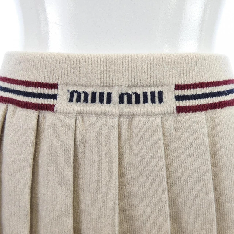 MIU MIU MIU MIU Logo MMG485 SOOO 14AY Váy 648219