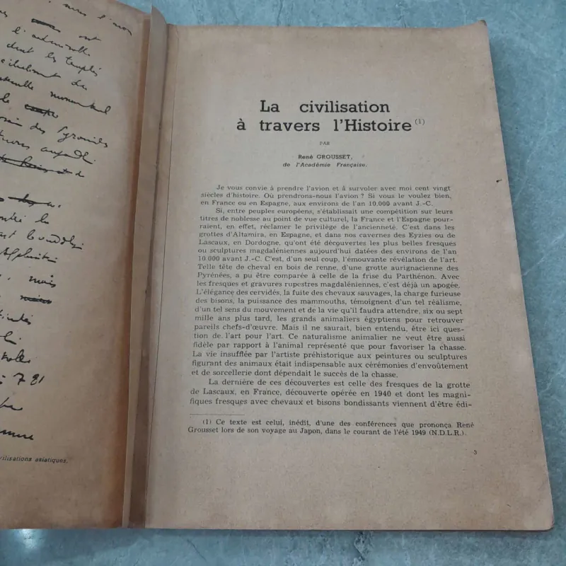 LA VIE ET L'ŒUVRE DE RENE GROUSSET 957685