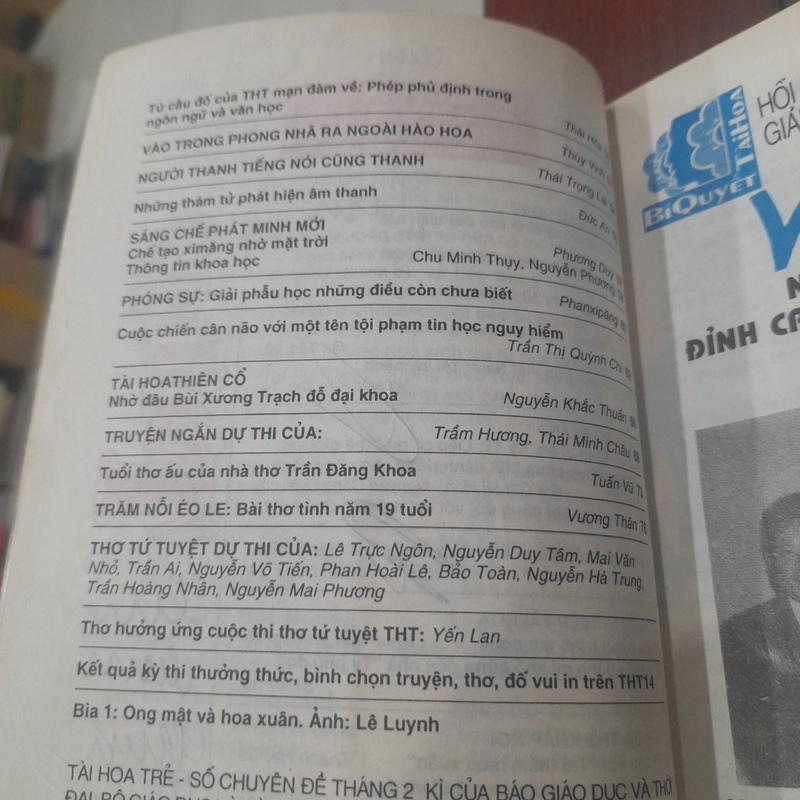 TÀI HOA TRẺ số 17 tháng 3-1997 468889