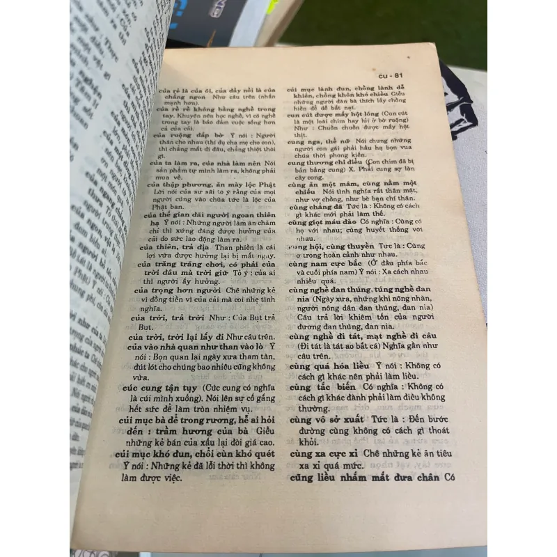 TỪ ĐIỂN THÀNH NGỮ VÀ TỤC NGỮ VIỆT NAM - NGUYỄN LÂN  1010399