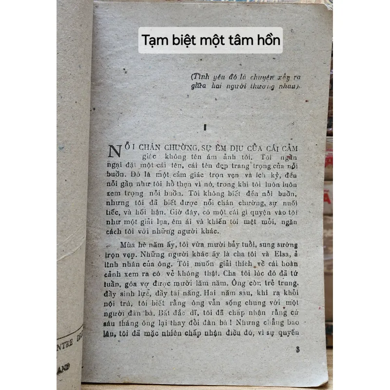 Tiểu thuyết Pháp: TẠM BIỆT MỘT TÂM HỒN (nhà văn: Francoise Sagan) 715331