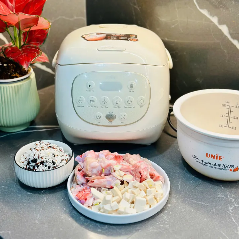 🍚 NỒI CƠM ĐIỆN LÒNG GỐM TỰ NHIÊN UNIE URC815 – CƠM CHÁY GIÒN TAN, NGON CHUẨN NHÀ LÀM! 🍚 728662