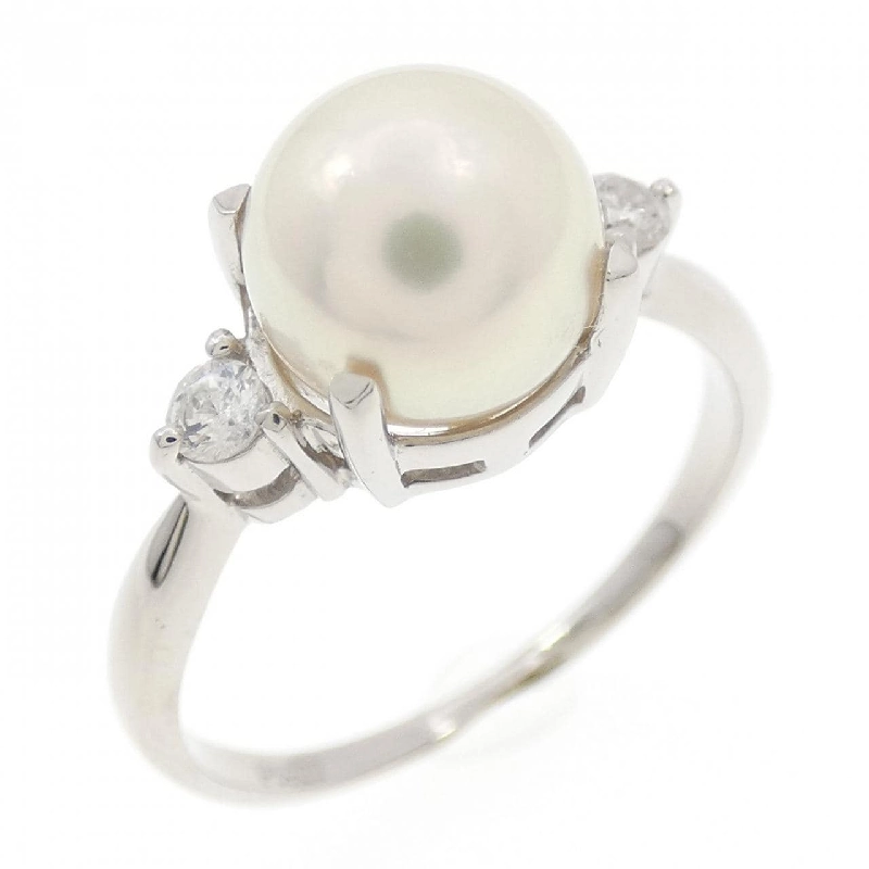 Nhẫn ngọc trai Akoya PT900 7.7mm - Hàng hiệu Authentic 848146