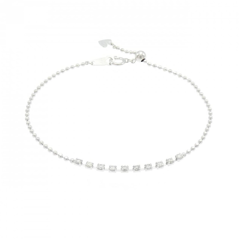 K18WG Vòng tay kim cương 0.30CT - Hàng hiệu Chính hãng 873751