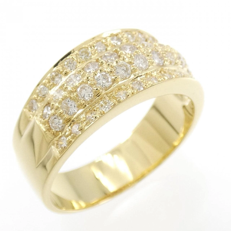 Nhẫn kim cương K18YG 0.73CT 667604