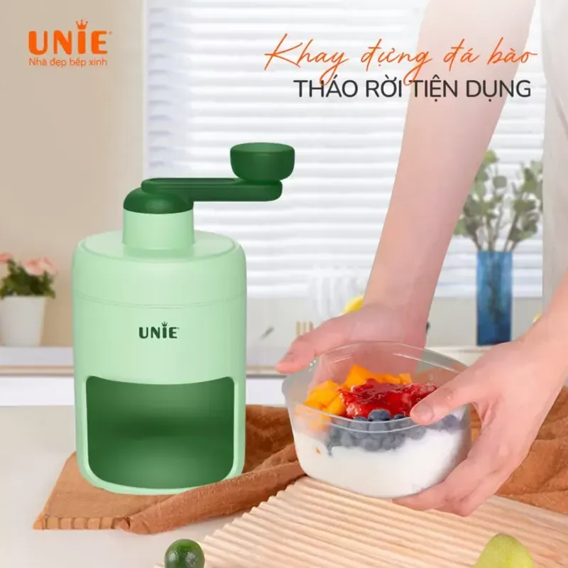 Máy bào đá mini Unie UIC20 lưỡi dao sắc bén, chất liệu nhựa ABS/ PP an toàn 1043913