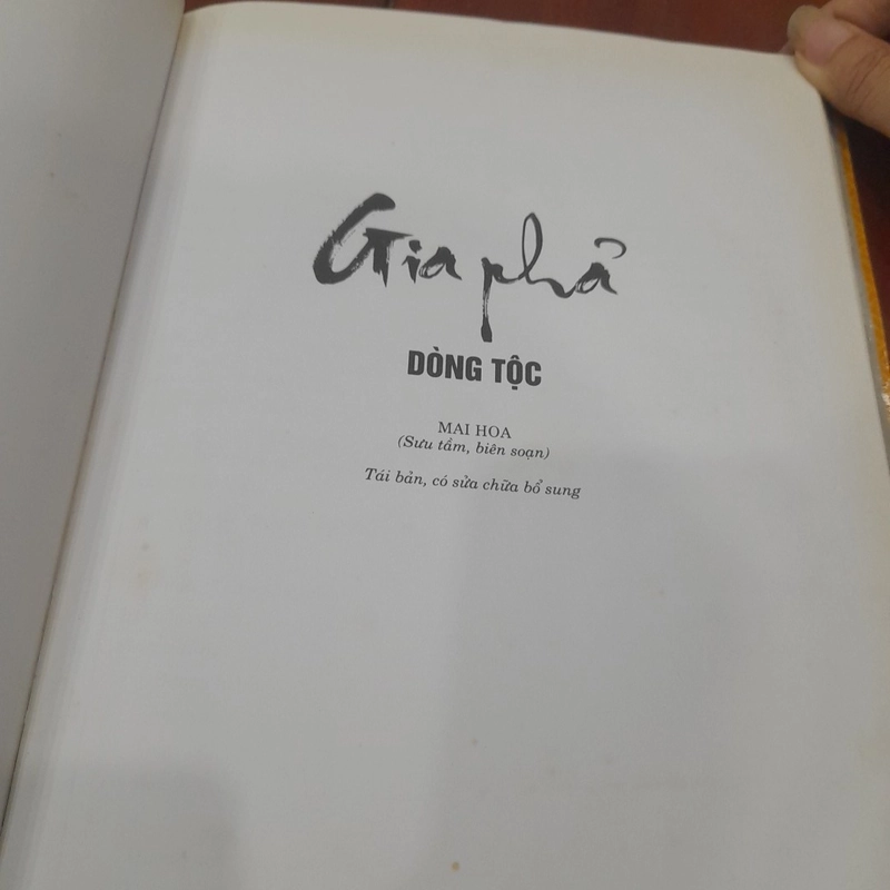 GIA PHẢ DÒNG TỘC 479159