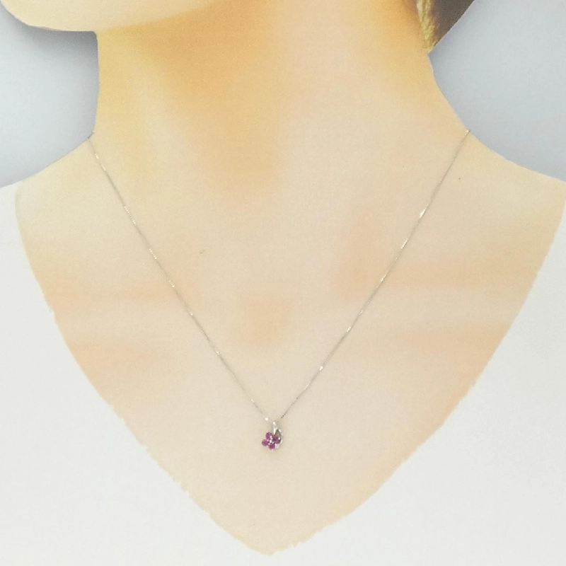 K10WG Hoa Hồng Ruby Dây Chuyền - Hàng hiệu Chính hãng 862367