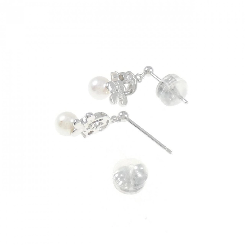 K18WG Bông tai ngọc trai Akoya 4.2mm - Hàng hiệu Chính hãng 871469