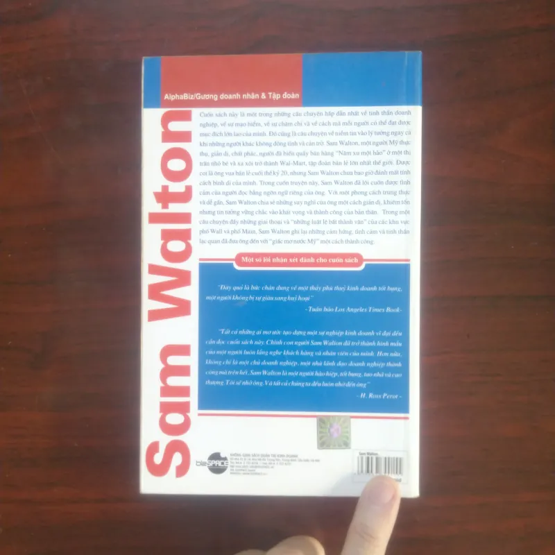 [Sách Kinh Tế] Sam Walton Cuộc Đời Kinh Doanh Tại Mỹ (Sam Walton) Nhà Sáng Lập Wal-Mart) 937064