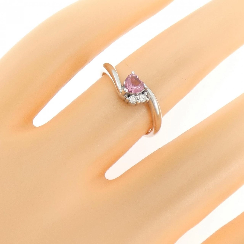 Nhẫn Tourmaline Hình Trái Tim K18WG - Hàng hiệu Chính Hãng 851620