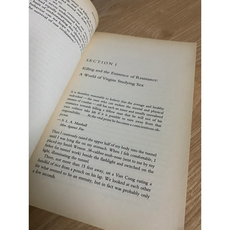 Sách cũ: On Killing - Lt. Col. Dave Grossman 971604