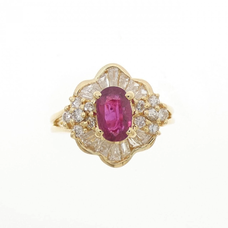 Nhẫn Ruby K18YG 0.75CT 669234