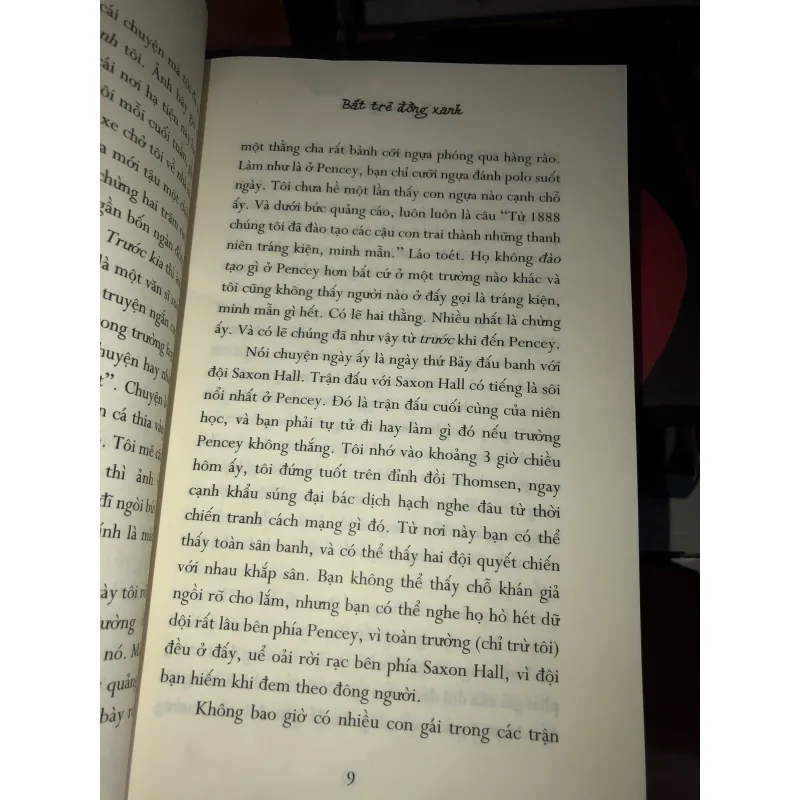 Bắt trẻ đồng xanh - J.D. Salinger 993684