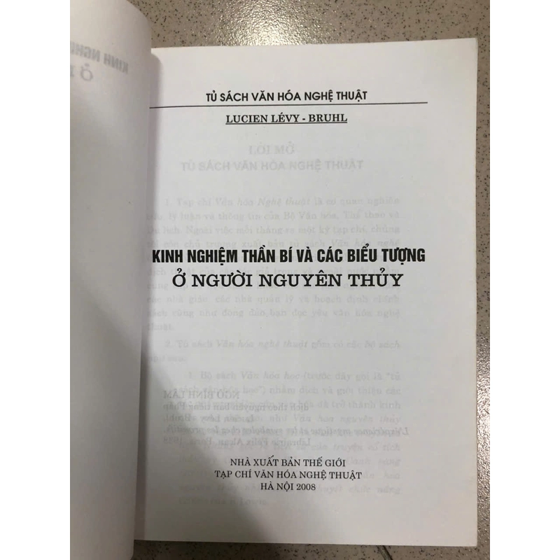 KINHU NGHIỆM THẦN BÍ & BIỂU TƯỢNG Ở NGƯỜI NGUYÊN THỦY -LÉVY BRUHL 455754
