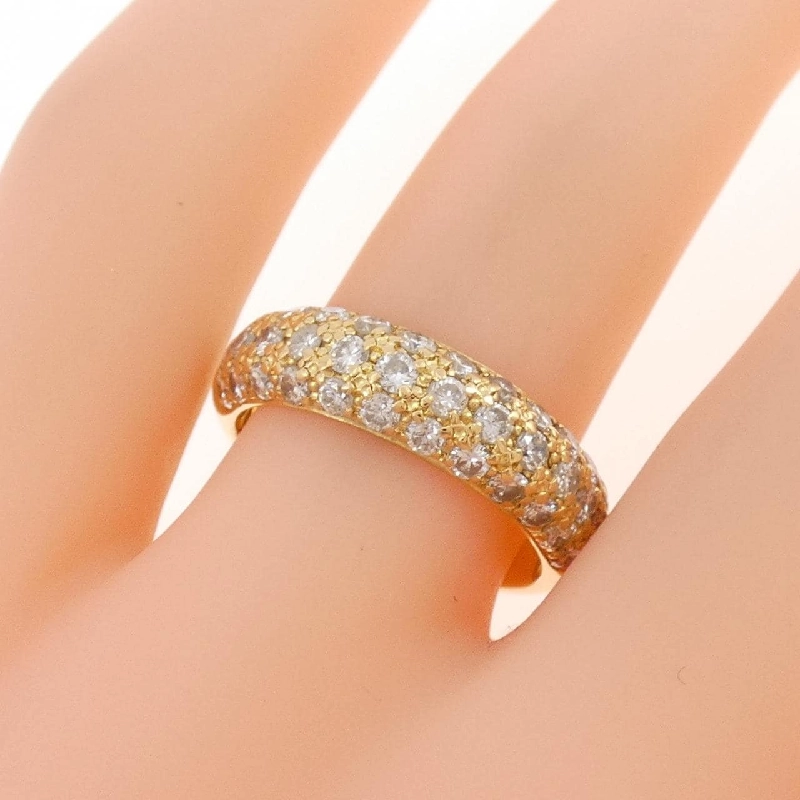 Nhẫn kim cương Pavé K18YG 1.06CT - Hàng hiệu Chính hãng 849718