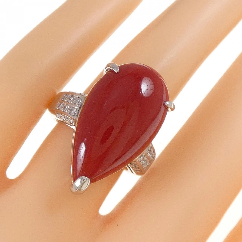 Nhẫn san hô PT900 16.37CT 669761