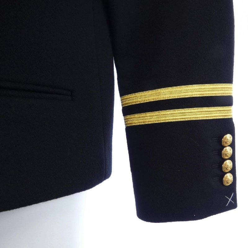 Áo khoác không cổ CELINE SPENCER CAPTAIN JACKET 2V75F6700 634165