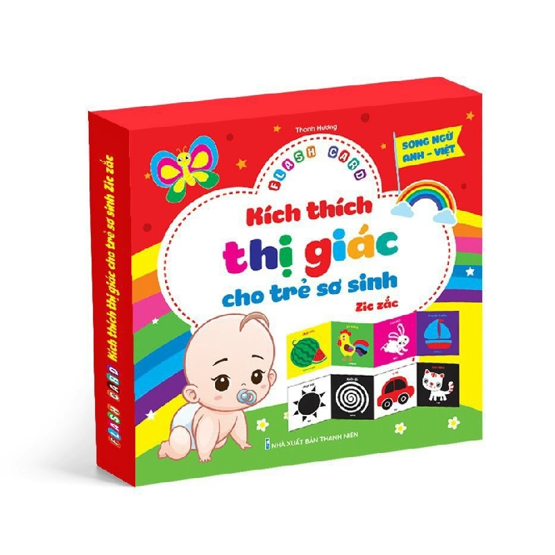 Thẻ Flashcard Kích Thích Thị Giác Cho Trẻ Sơ Sinh 0-1 Tuổi Zic Zắc 531098