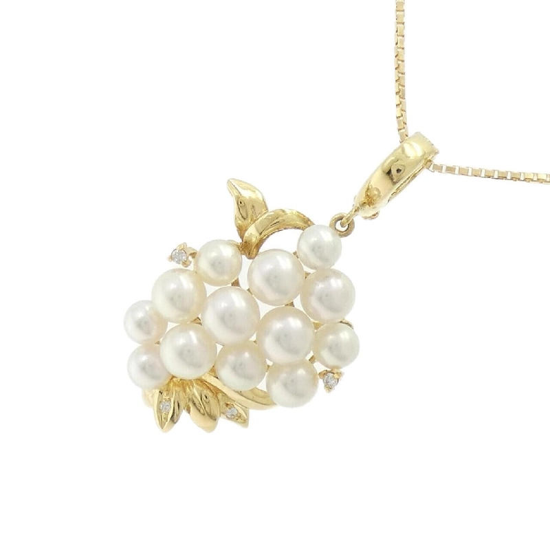 K18YG Ngọc trai Akoya Dây chuyền - Hàng hiệu Chính hãng 856474