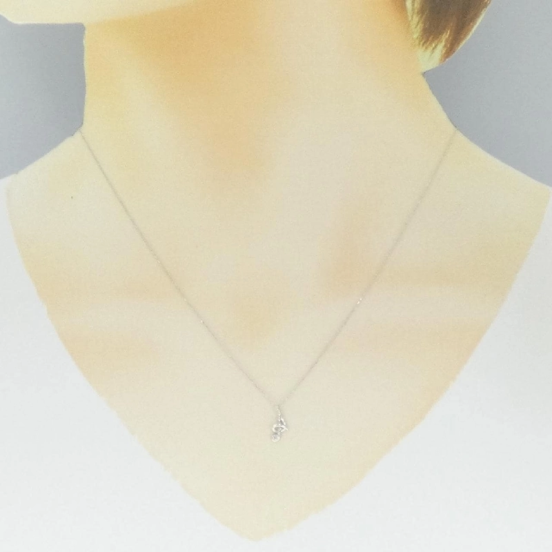 K10WG Chữ cái A Dây chuyền kim cương 0.01CT - Hàng hiệu Chính hãng 864858