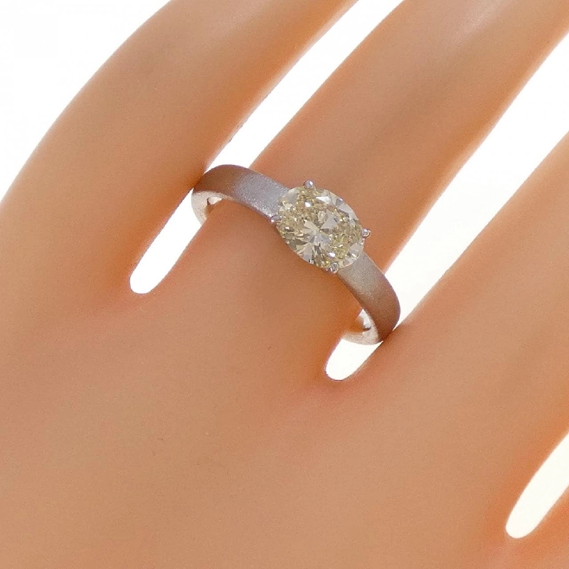 Nhẫn kim cương PT900 1.013CT LY VS2 cắt oval - Hàng hiệu Authentic 871236