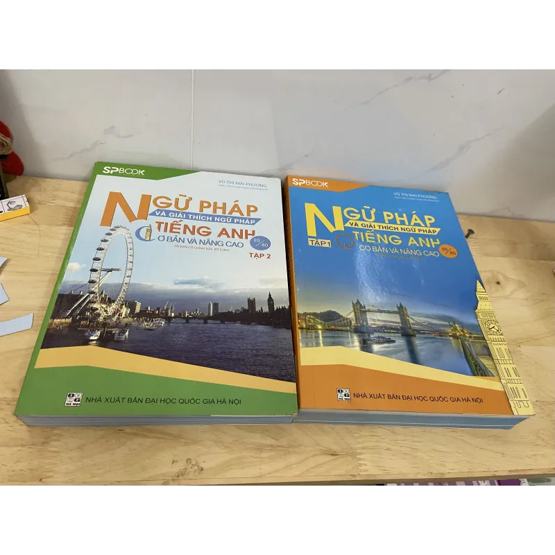 Ngữ pháp và giải thích ngữ pháp tiếng Anh cơ Bản và nâng cao 2 tập  752868