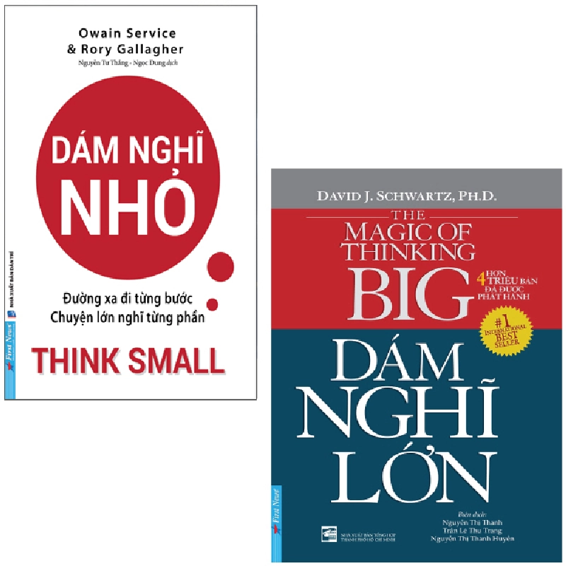 Combo Sách Dám Nghĩ Nhỏ + Dám Nghĩ Lớn (Bộ 2 Cuốn) - Triết Học Đường Phố 2.0, David J Schwartz, PH D 743413