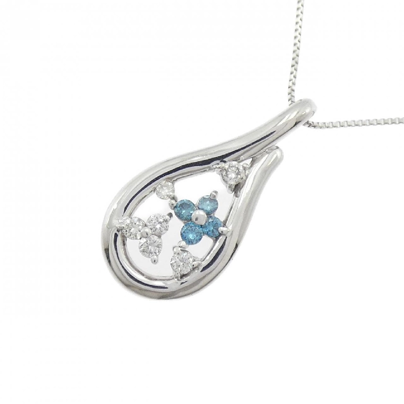 K18WG Hoa Hồng Kim Cương Dây Chuyền 0.08CT - Hàng hiệu Chính hãng 859720