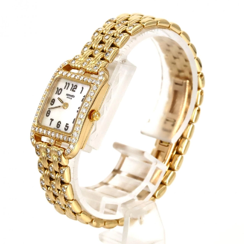 Hermès Cape Cod YG/D･Bracelet D CC1.187 YG Quartz - Hàng hiệu Chính hãng 876018