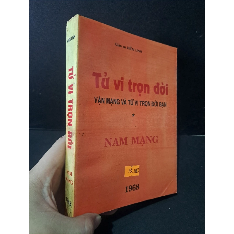 Tử vi trọn đời nam mạng mới 80% bẩn bìa, ố vàng 1968 Giáo sư Hiển Linh HCM1604 TÂM LINH - TÔN GIÁO - THIỀN 918331