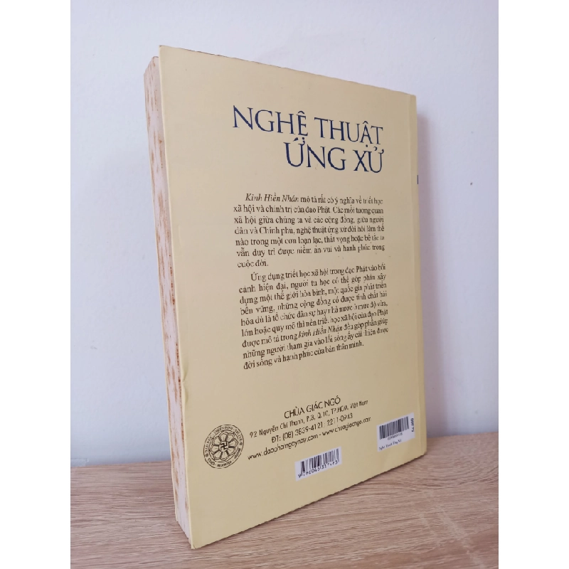 [Phiên Chợ Sách Cũ] Nghệ Thuật Ứng Xử - Ứng Dụng Kinh Hiền Nhân Trong Giao Tiếp và Quản Trị - Thích Nhật Từ 1602 402991