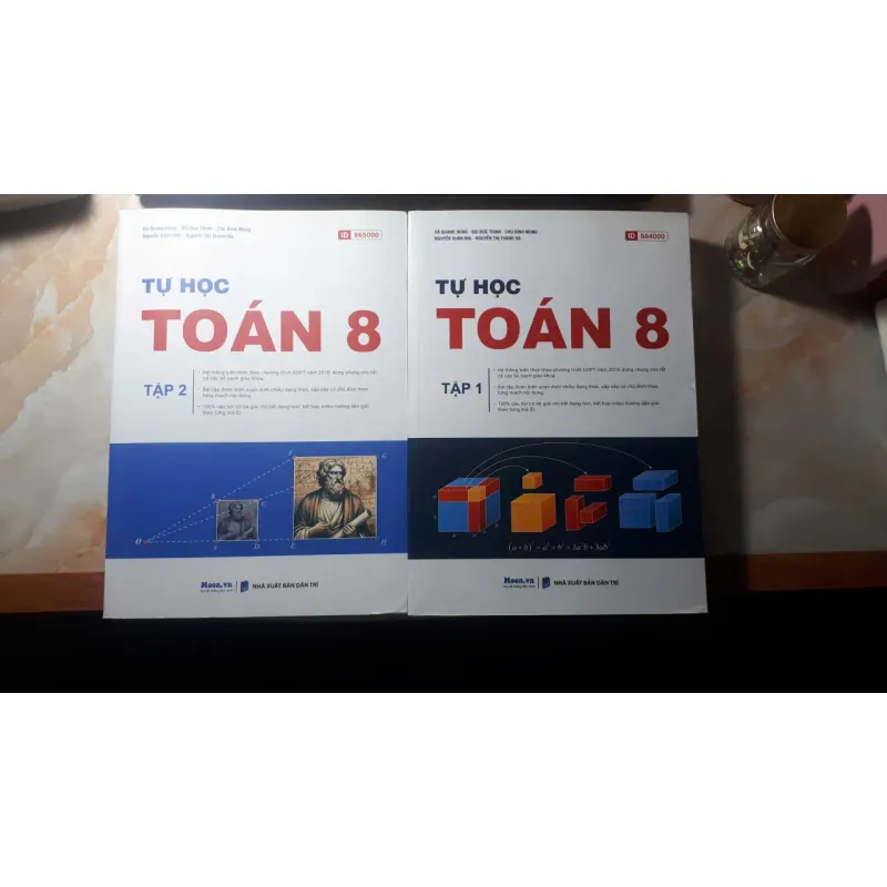 Tự học toán 8 tập 1 và 2 của Moon. Vẫn còn thời gian học 1039377