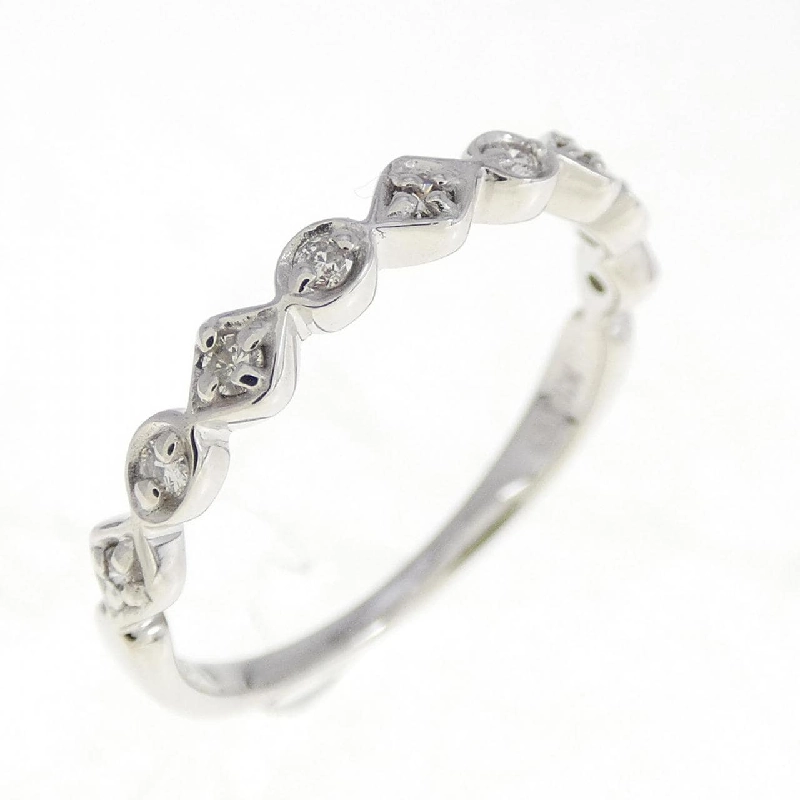 Nhẫn kim cương K18WG 0.09CT 672820