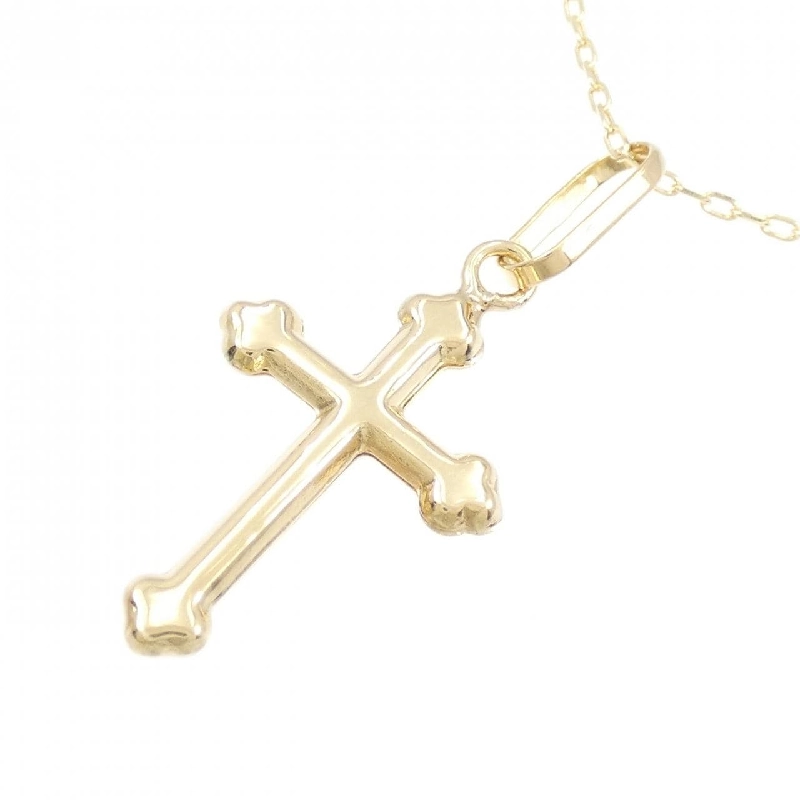 K18YG Dây chuyền hình chữ thập - Hàng hiệu Chính hãng 862255