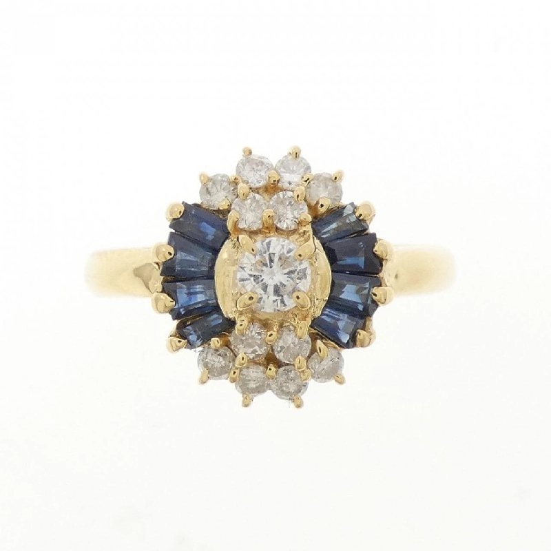 Nhẫn Sapphire K18YG - Hàng hiệu Chính hãng 853629