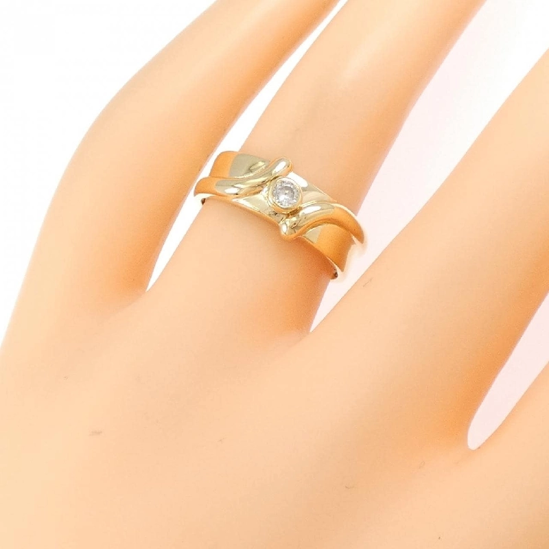 Nhẫn kim cương K18YG 0.10CT - Hàng hiệu Chính hãng 849928