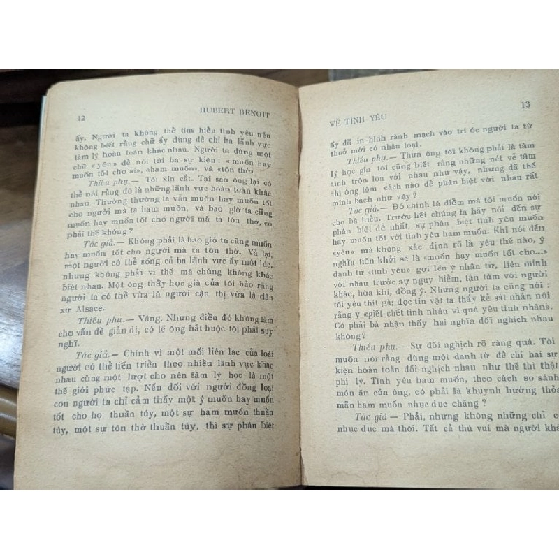 Về tình yêu - bác sĩ Hubert Benoit ( bản dịch Vũ Đình Lưu ) 995709