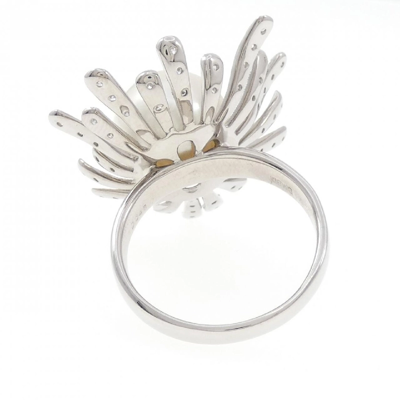 Nhẫn ngọc trai trắng K18WG 13.8mm - Hàng hiệu Chính hãng 848987