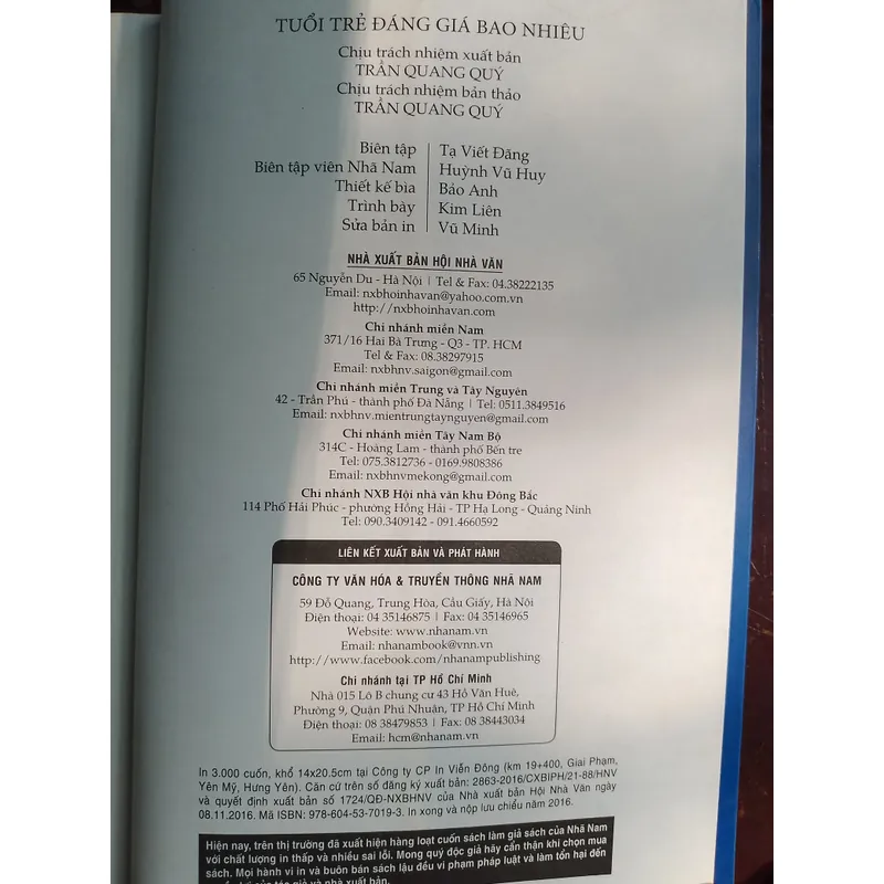 Tuổi trẻ đáng giá bao nhiêu 720341