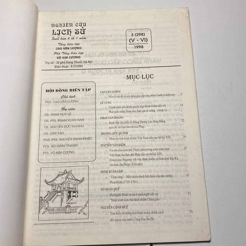 NGHIÊN CỨU LỊCH SỬ, SỐ 3- 1998 471943