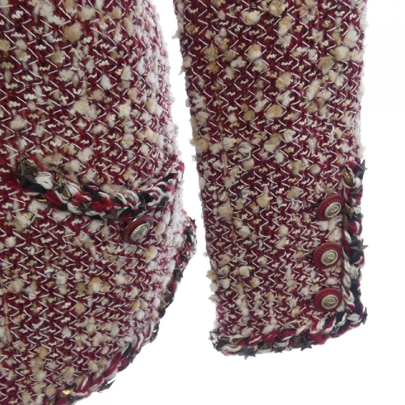 Áo khoác không cổ CHANEL P49462V36352 627842