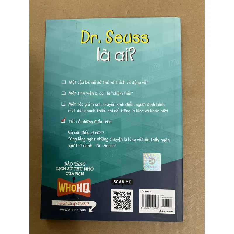 Dr Seuss là ai ? 1022576