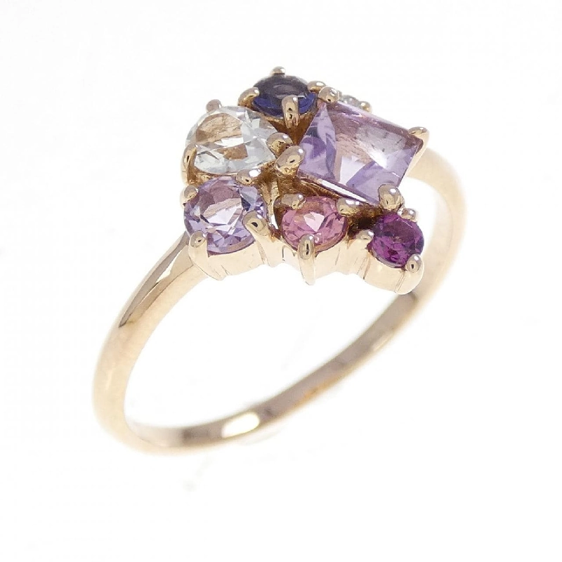 K18PG Nhẫn Đá Màu - Hàng hiệu Chính hãng 846426