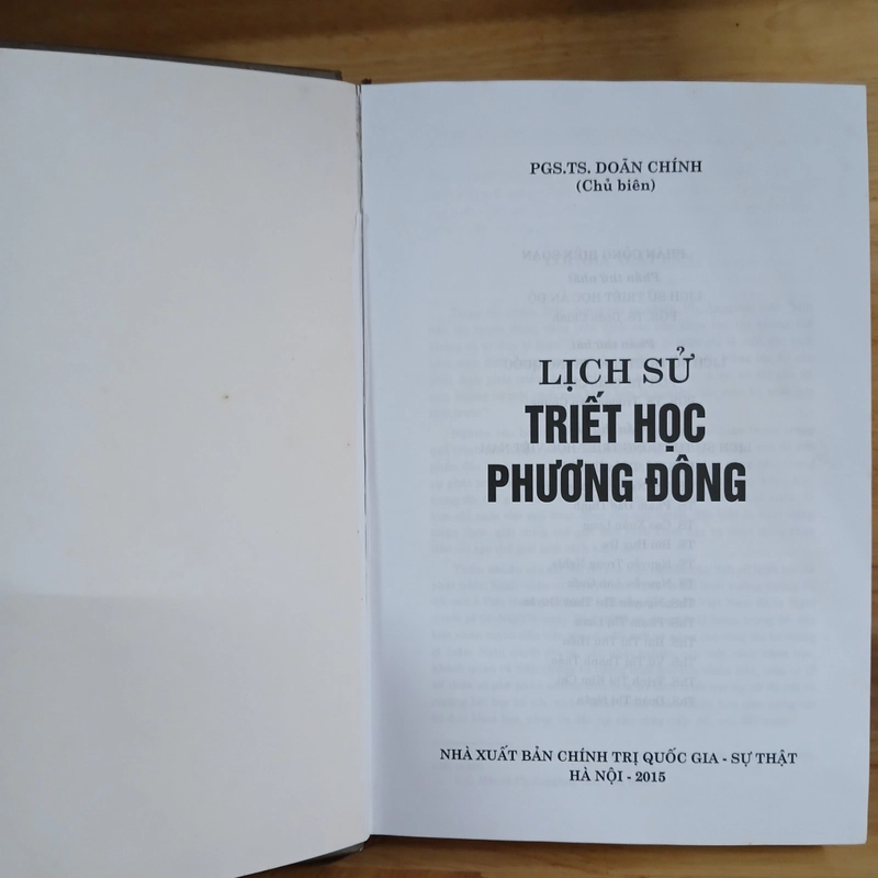 Lịch Sử Triết Học Phương Đông - PGS.TS. Doãn Chính chủ biên 514922