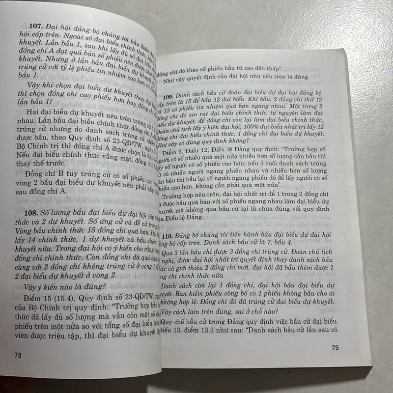 339 Tình huống trong công tác tổ chức xây dựng Đảng 727045