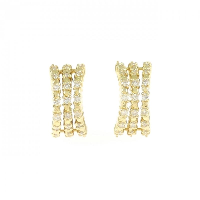 K18YG Bông tai kim cương 0.28CT - Hàng hiệu Chính hãng 876014