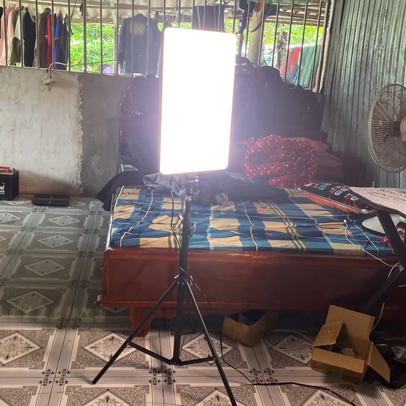 Đèn Led Vuông Livestream quay chụp sản phẩm hàng tiktok chưa sử dụng 608237