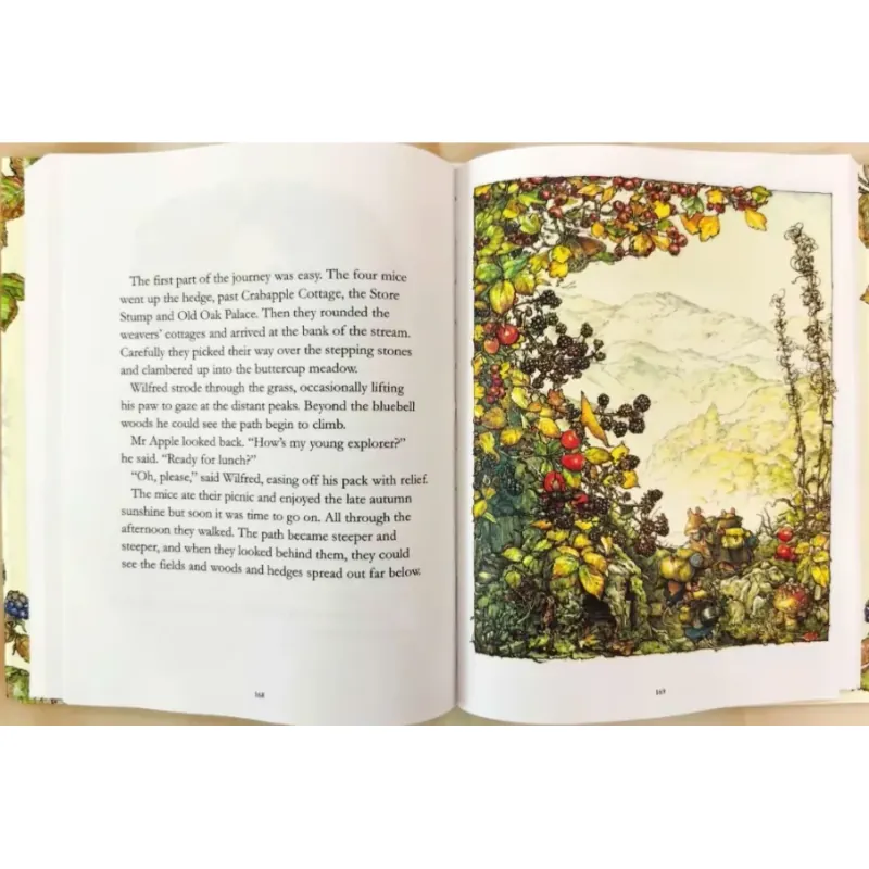 Sách tiếng anh - THE BRAMBLY HEDGE LIBRARY BỘ 1 Cuốn bìa cứng khổ A4 bản gộp 8 truyện 936371