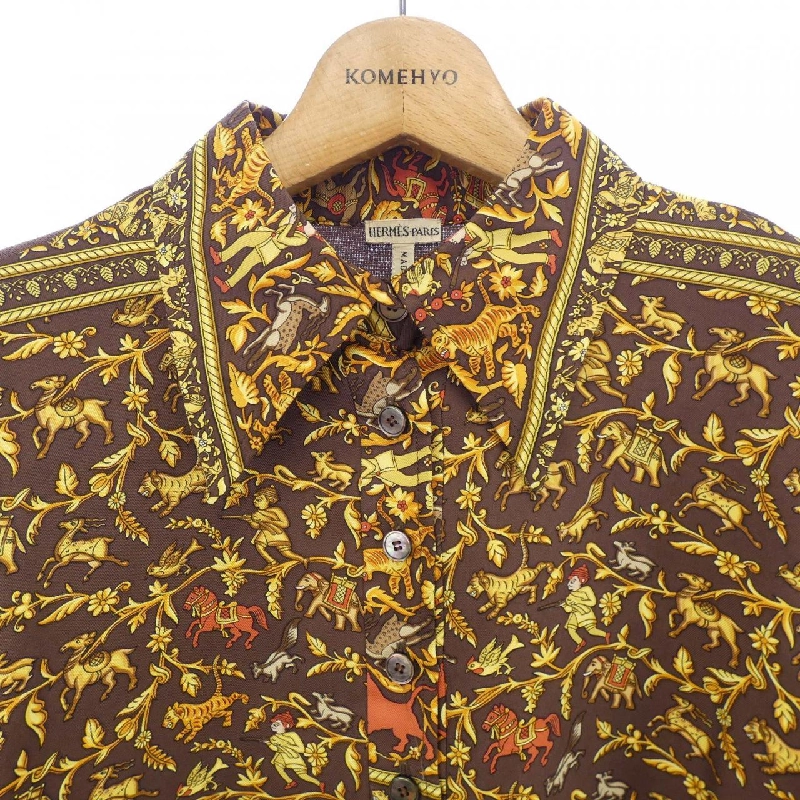 【Mã giảm giá】【Cổ điển】Áo HERMES 644772